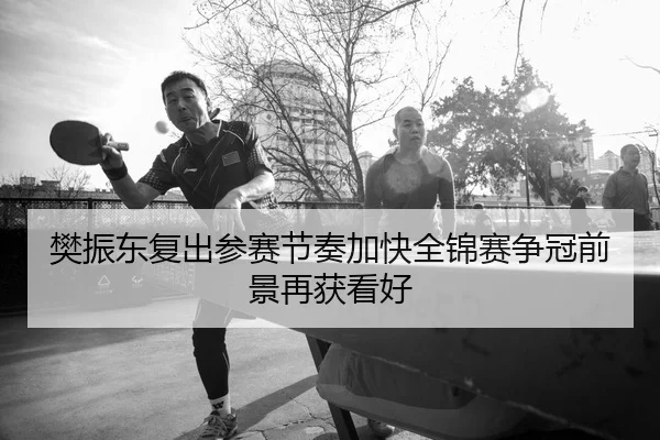 樊振东复出参赛节奏加快全锦赛争冠前景再获看好